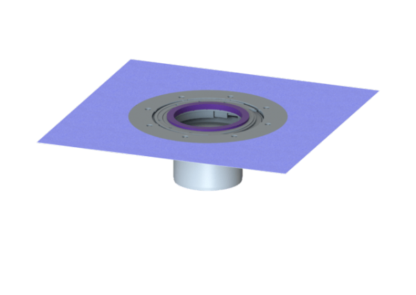 KESSEL Zwischenstück, mit Klebeflansch, System 125