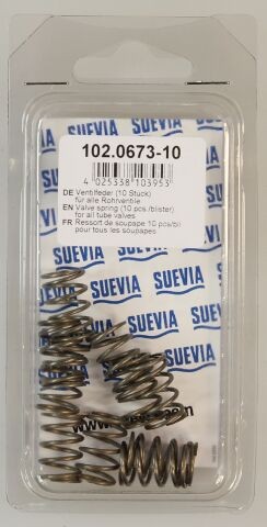 Suevia Ventilfeder, Nr. 102.0673-10 (Multipack, 10 Stck.) zu Mod. 10/12P/19R/25R/46/1100/1200