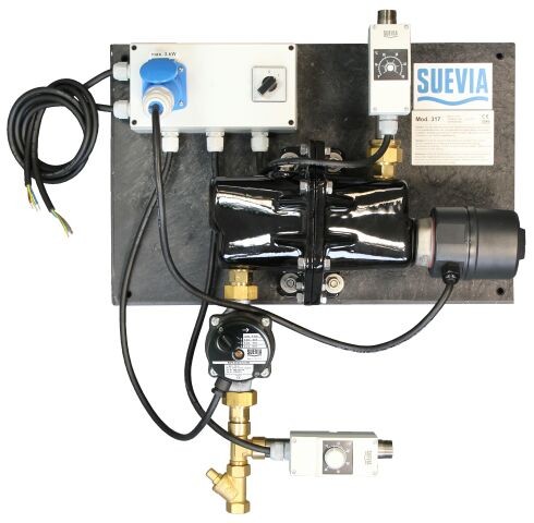 Suevia Heizgerät Mod. 317, 3000 W, 230 V, Pumpe 100 W, Art.-Nr. 101.0317, m. Rücklauftemp.steuerung